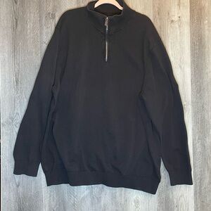 The Foundry Supply Co. Men's Black Half-Zip Sweater